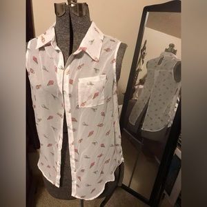 Ice Cream Cone Woven Vest